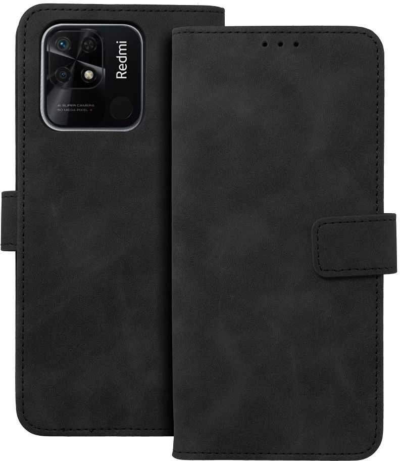 Forcell Oem TENDER Book Dėklas skirtas Xiaomi Redmi 10C juodos spalvos