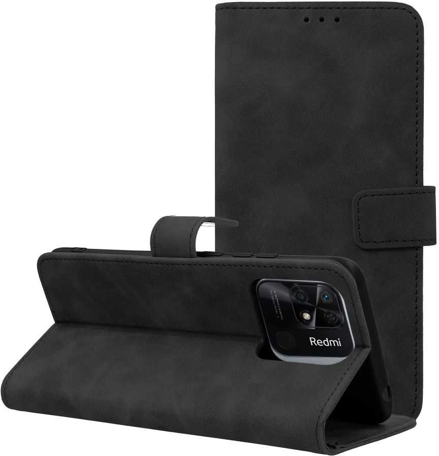 Forcell Oem TENDER Book Dėklas skirtas Xiaomi Redmi 10C juodos spalvos