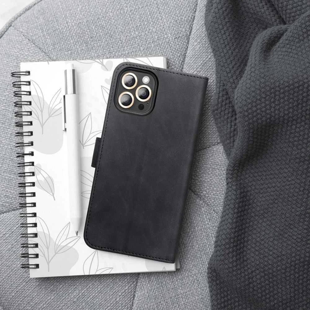 Forcell Oem TENDER Book Dėklas skirtas Xiaomi Redmi 10C juodos spalvos