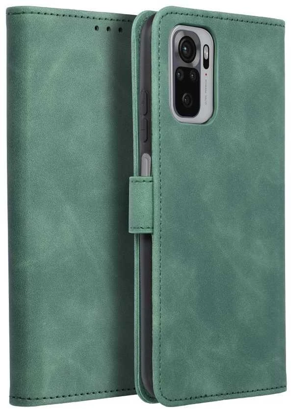 Forcell Oem TENDER Book Dėklas skirtas Xiaomi Redmi Note 11 Pro / 11 Pro 5G žalios spalvos