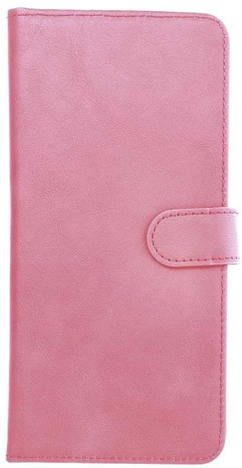 Oem Universal book dėklas COMMON dydis L skirtas Apple iPhone 6 PLUS / 7 PLUS / 8 PLUS / XS MAX / 11 PRO MAX / Samsung Galaxy S20 FE / S21 FE / S10 PLUS / A10 / A32 / A54 / Xiaomi 12 LITE / HUAWEI P30 PRO rožinės spalvos