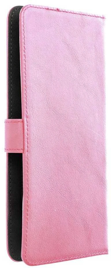 Oem Universal book dėklas COMMON dydis L skirtas Apple iPhone 6 PLUS / 7 PLUS / 8 PLUS / XS MAX / 11 PRO MAX / Samsung Galaxy S20 FE / S21 FE / S10 PLUS / A10 / A32 / A54 / Xiaomi 12 LITE / HUAWEI P30 PRO rožinės spalvos