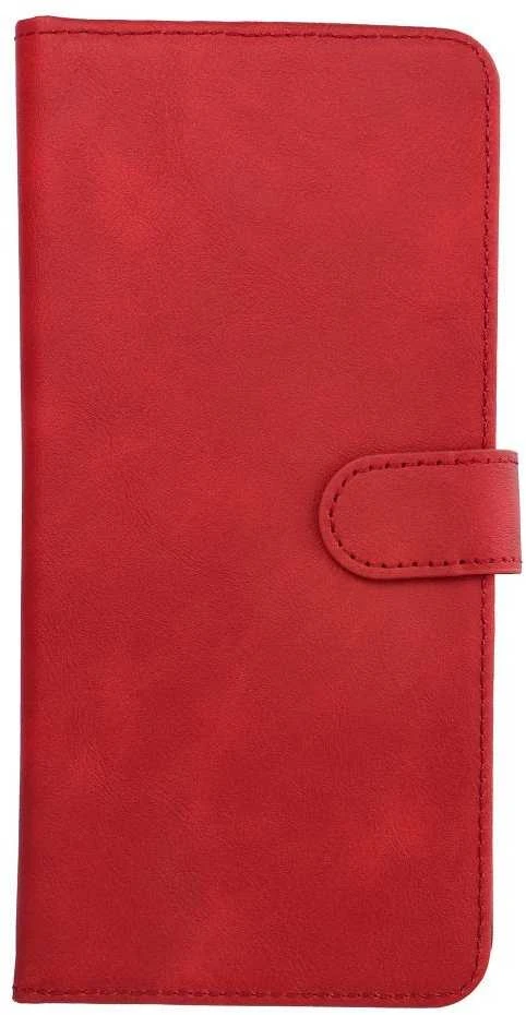 Oem Universal book dėklas COMMON dydis L skirtas Apple iPhone 6 PLUS / 7 PLUS / 8 PLUS / XS MAX / 11 PRO MAX / Samsung Galaxy S20 FE / S21 FE / S10 PLUS / A10 / A32 / A54 / Xiaomi 12 LITE / HUAWEI P30 PRO red