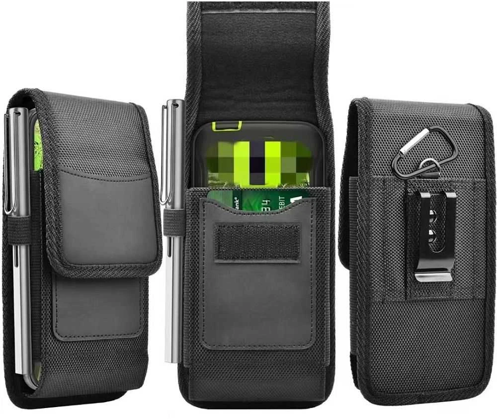 Oem Vertical universalus dėklas OXFORD modelis 3 skirtas Apple iPhone 11 / 11 PRO / 12 / 12 PRO / 13 / 13 PRO / Samsung Galaxy A10 / A41 / A50 / A51 / HUAWEI P30 LITE / P40 / P8 / P9 LITE juodos spalvos