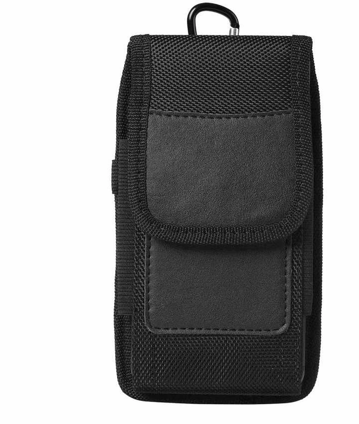 Oem Vertical universalus dėklas OXFORD modelis 4 skirtas Apple iPhone 13 PRO MAX / Samsung Galaxy S21 Ultra / XIAOMI 12 Ultra juodos spalvos