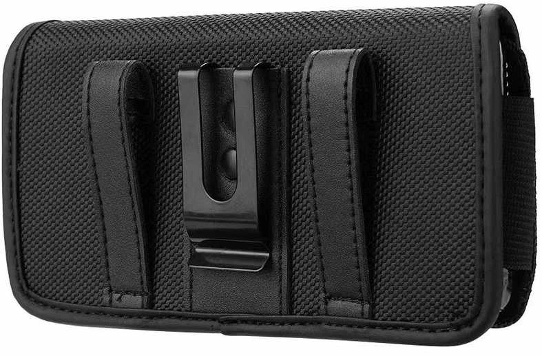 Oem Horizontal universalus dėklas OXFORD modelis 4 skirtas Apple iPhone 13 PRO MAX / Samsung Galaxy S21 Ultra / XIAOMI 12 Ultra juodos spalvos