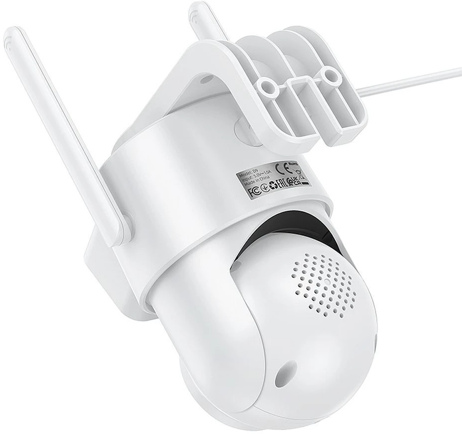 Outdoor camera 2MP Full HD Wi-Fi Hoco D9 baltas