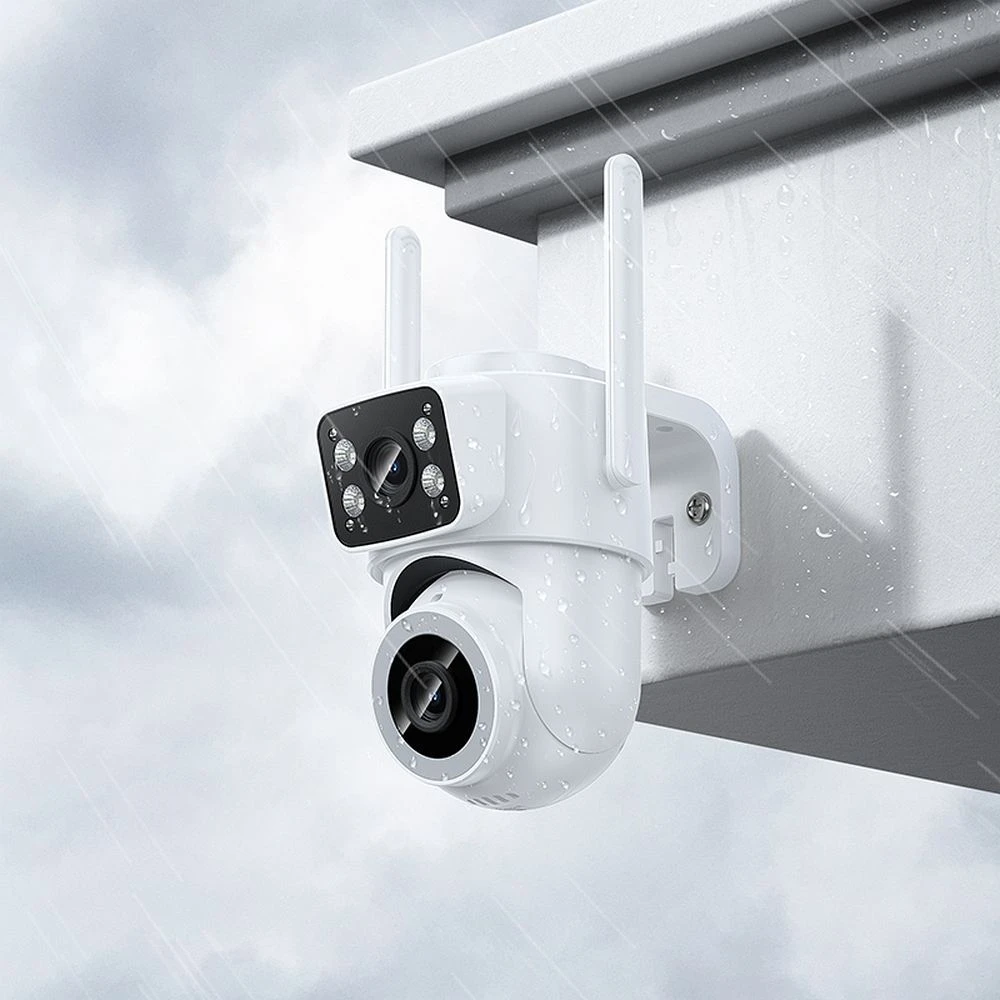 Outdoor camera 2MP Full HD Wi-Fi Hoco D9 baltas