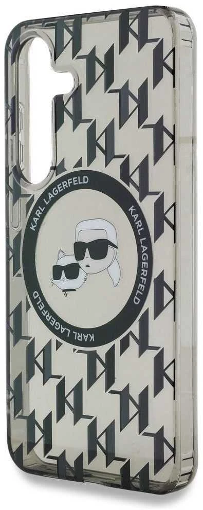 Dėklas Karl Lagerfeld sagutė Karl & Choupette Heads On KL Pattern MagSafe Samsung Galaxy