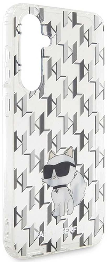 Karl Lagerfeld KLHCS23FEHNCMKLT S23 FES711 skaidrus kietas dėklas Monogram Choupette