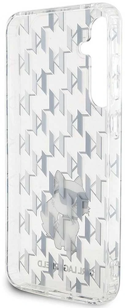 Karl Lagerfeld KLHCS23FEHNCMKLT S23 FES711 skaidrus kietas dėklas Monogram Choupette