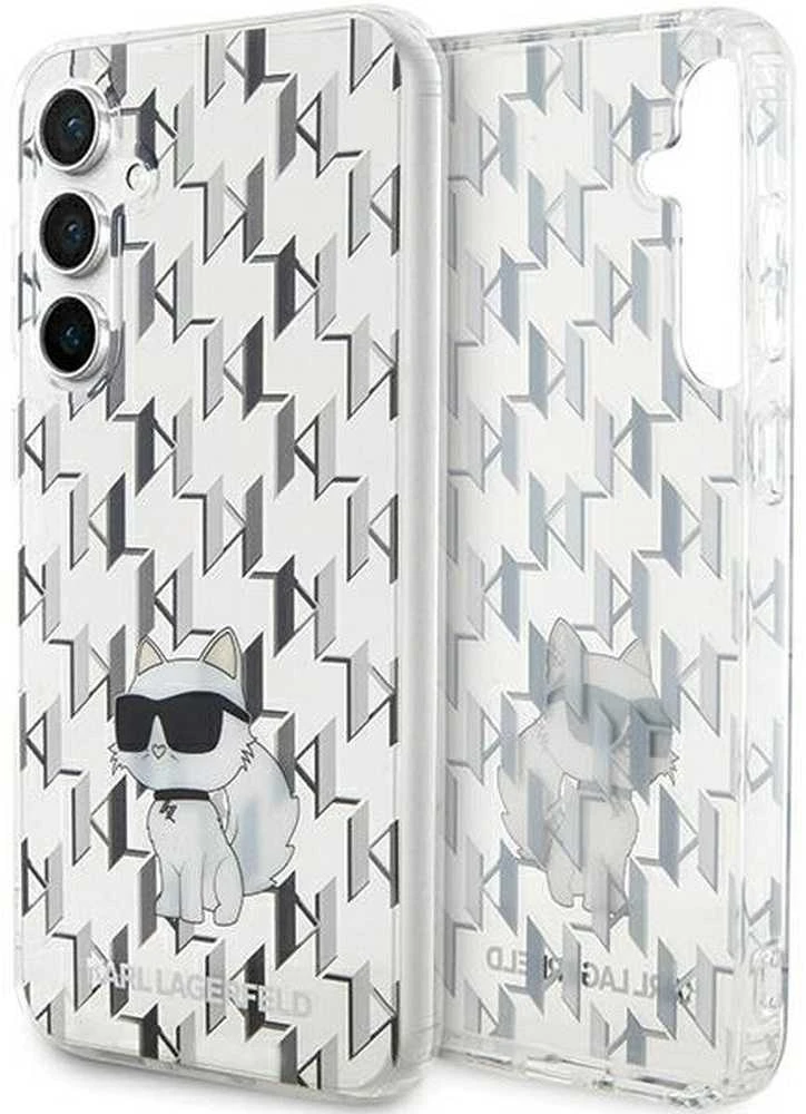 Karl Lagerfeld KLHCS23FEHNCMKLT S23 FES711 skaidrus kietas dėklas Monogram Choupette