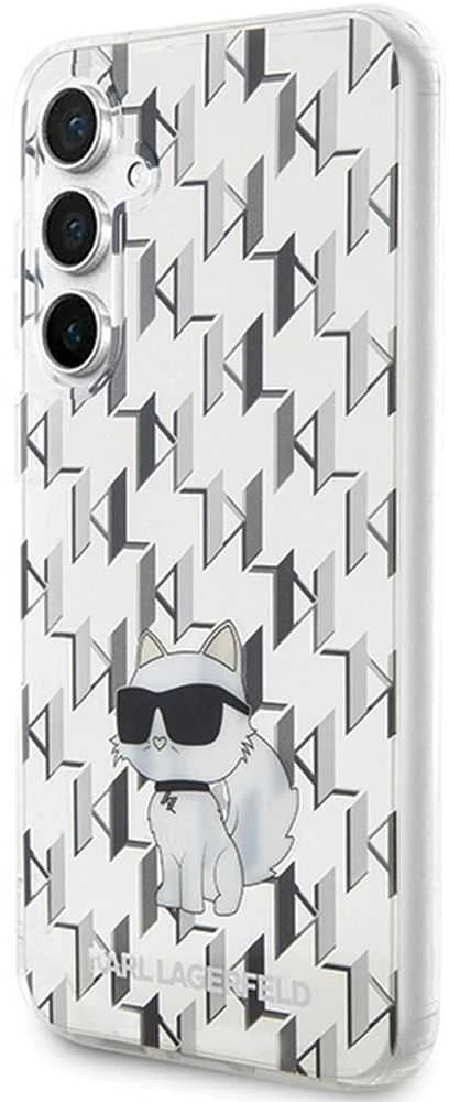 Karl Lagerfeld KLHCS23FEHNCMKLT S23 FES711 skaidrus kietas dėklas Monogram Choupette