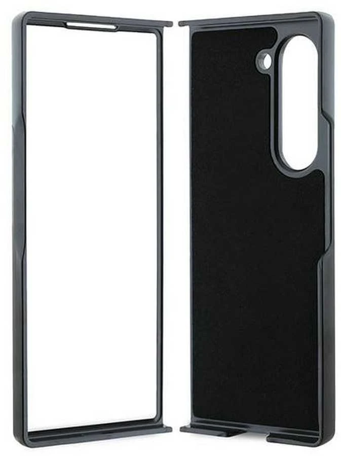 Karl Lagerfeld dėklas skirtas Samsung Galaxy Z Fold 6 KLHCZFD6SAPKCNPK (HC Saffiano KC Metal Pin) juodos spalvos