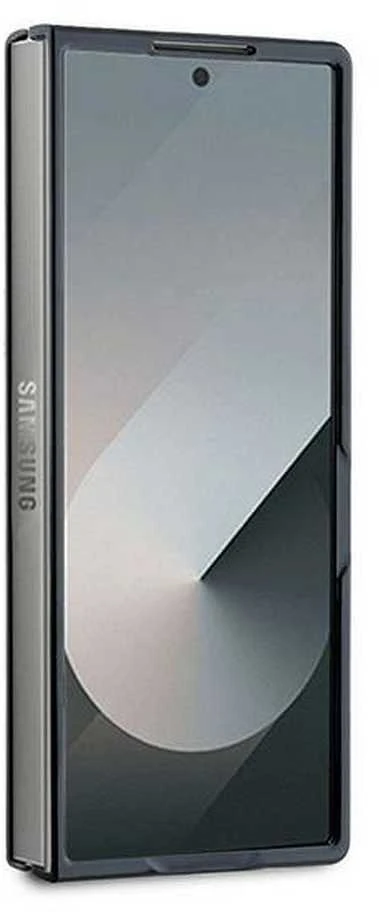 Karl Lagerfeld dėklas skirtas Samsung Galaxy Z Fold 6 KLHCZFD6SAPKCNPK (HC Saffiano KC Metal Pin) juodos spalvos
