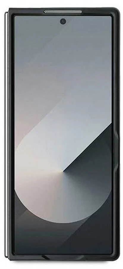 Karl Lagerfeld dėklas skirtas Samsung Galaxy Z Fold 6 KLHCZFD6SAPKCNPK (HC Saffiano KC Metal Pin) juodos spalvos