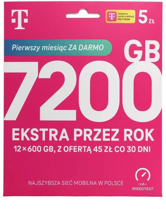 Gsm City „Starter 5 PLN T-Mobile“ be apribojimų