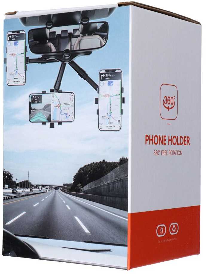 Oem Universalus telefono laikiklis galinio vaizdo veidrodėliui