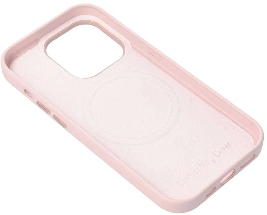 Oem LEATHER MAG COVER dėklas skirtas Samsung Galaxy S25 PLUS sand rožinės spalvos