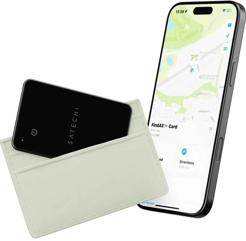 Su „Apple Find My Satechi FindAll“ piniginės kortele suderinamas ieškiklis ST-LFAWCK juoda