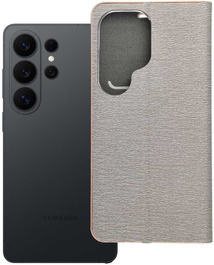 Oem Dėklas su klapką na Samsung S26 ULTRA Luna Book Gold Sidabrinė