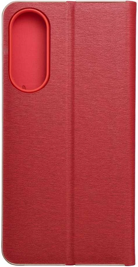 OEM LUNA Book auksinis sijonas Samsung Galaxy S25 Edge raudonas