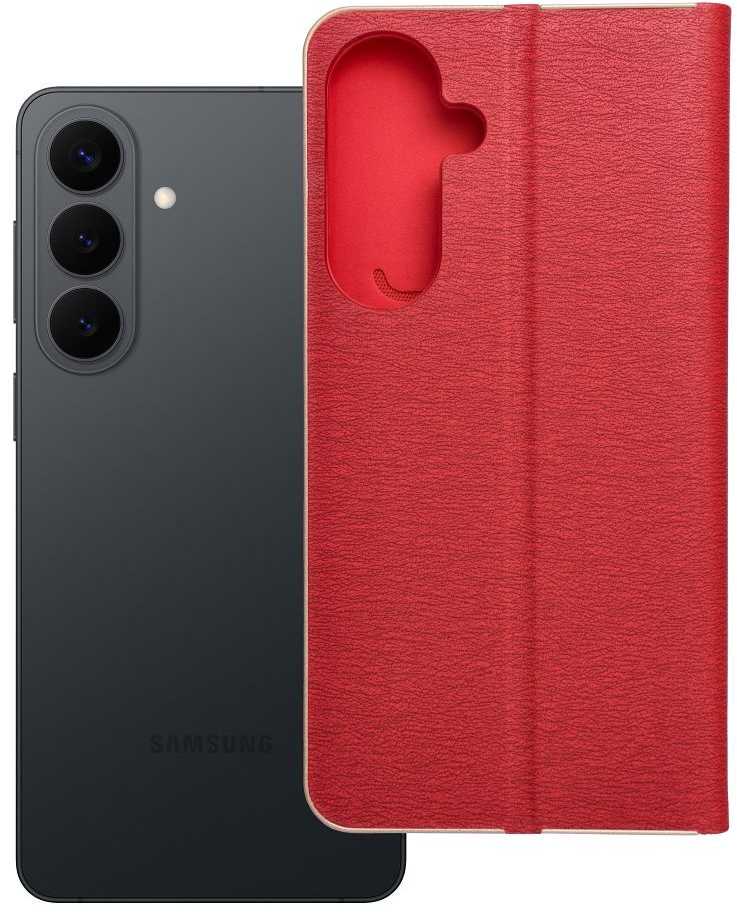 Oem Dėklas su klapką na Samsung S26 PLUS Luna Book Gold raudona