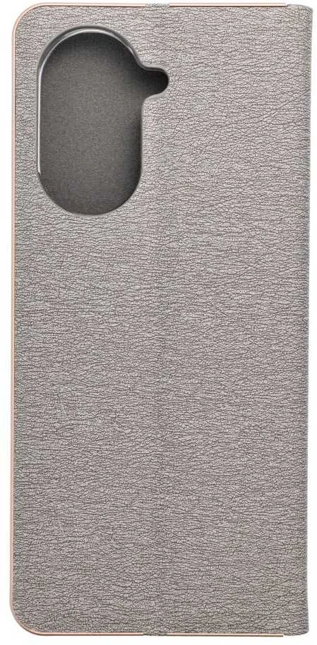 Oem Dėklas su klapką na Xiaomi Redmi A5 ( 173,3 x 79,4 x 8,26) Luna Book Gold Sidabrinė
