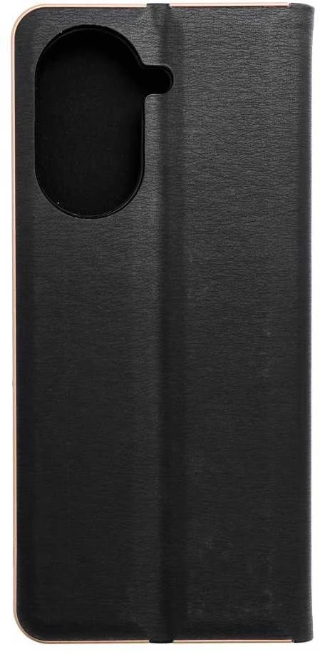 Oem Dėklas su klapką na Xiaomi Redmi A5 ( 173,3 x 79,4 x 8,26) Luna Book Gold juoda