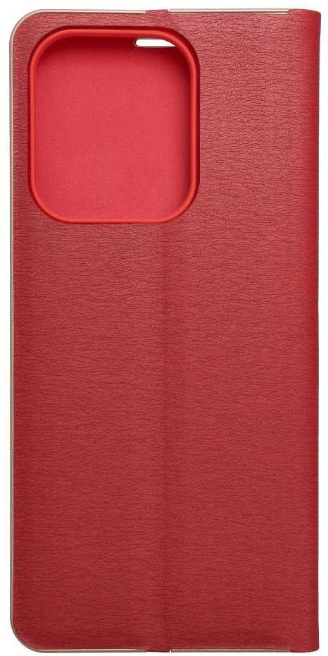 Oem LUNA Book auksinis dėklas, skirtas XIAOMI Redmi 15C, raudonas