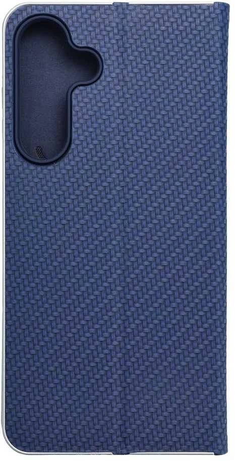 Oem LUNA Book Carbon dėklas, skirtas SAMSUNG S25 FE, mėlynas