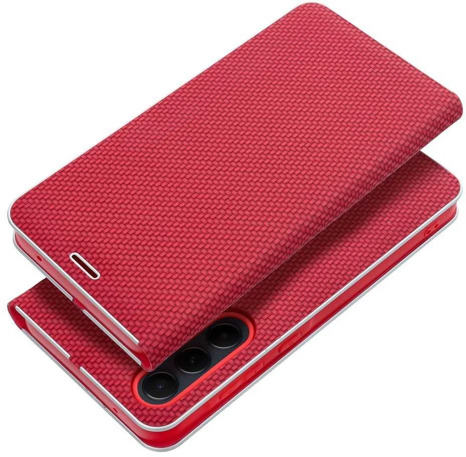 Oem Dėklas su klapką na Xiaomi Redmi NOTE 15 5G Luna Book Carbon raudona