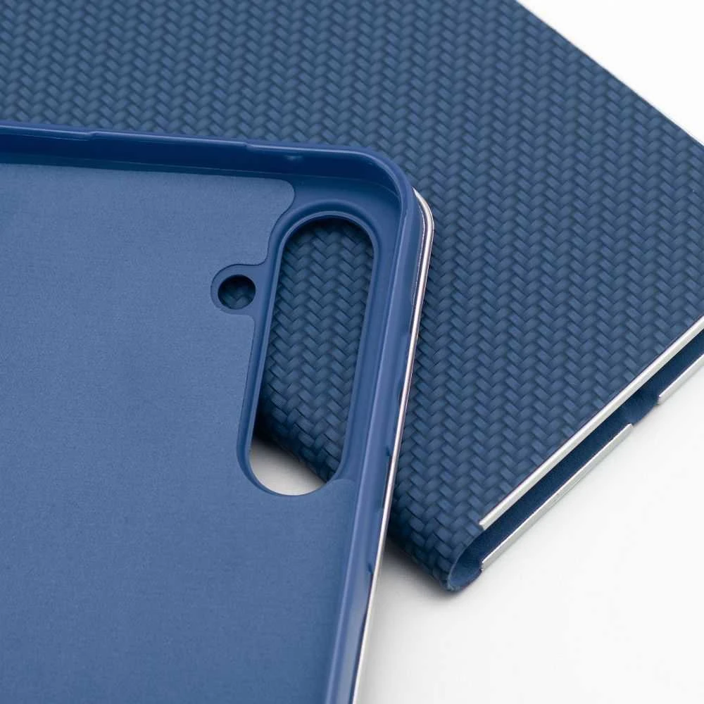 Oem Dėklas su klapką na Xiaomi Redmi NOTE 15 PRO 5G Luna Book Carbon mėlyna