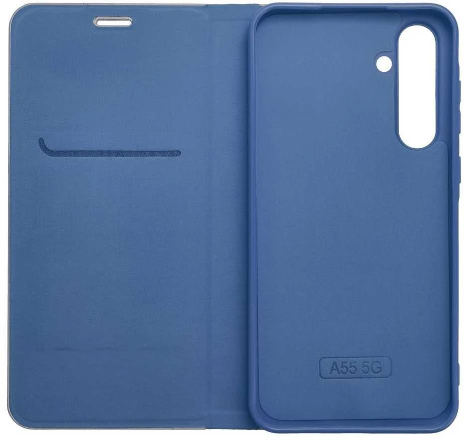 Oem Dėklas su klapką na Xiaomi Redmi NOTE 15 PRO 5G Luna Book Carbon mėlyna