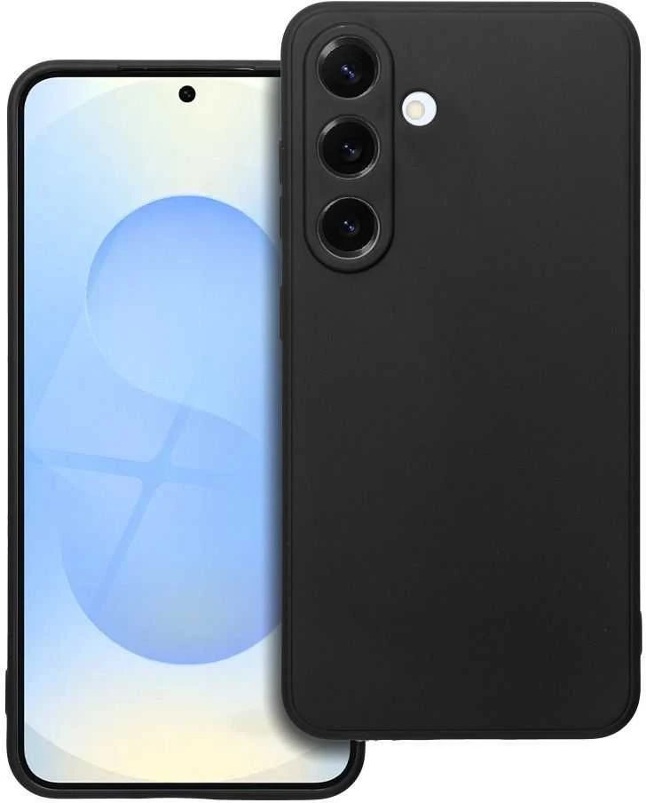 Oem Matinis dėklas skirtas Samsung Galaxy S25 juodos spalvos