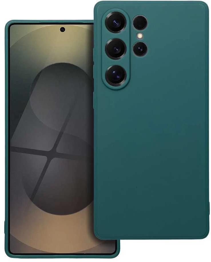 Oem Matinis dėklas skirtas Samsung Galaxy S25 Ultra žalios spalvos
