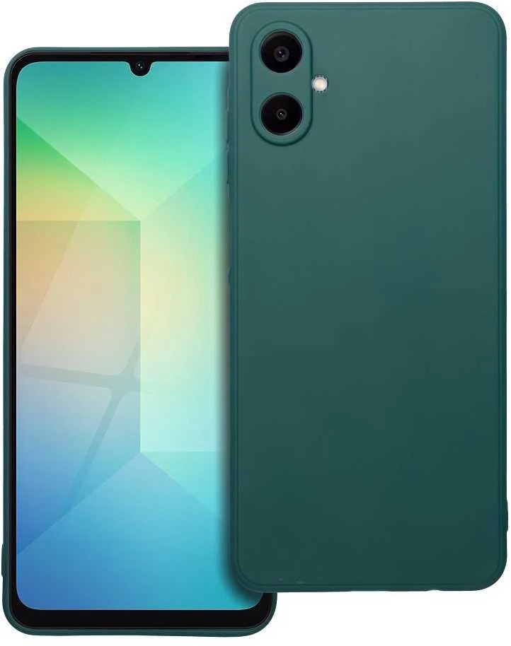 Oem Matinis dėklas skirtas Samsung Galaxy A06 5G dark žalios spalvos