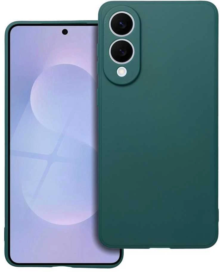 Oem Matinis dėklas skirtas Samsung Galaxy S25 Edge dark žalios spalvos