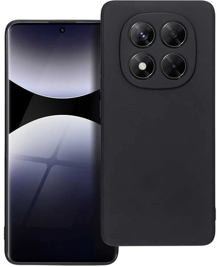 Oem Matinis dėklas skirtas Xiaomi Redmi Note 14 Pro 5G juodos spalvos