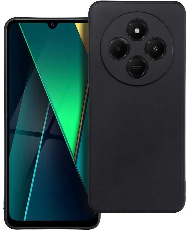 Oem Matinis dėklas skirtas Xiaomi POCO C75 juodos spalvos