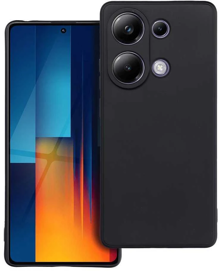 Oem Matinis dėklas skirtas Xiaomi POCO M6 Pro juodos spalvos