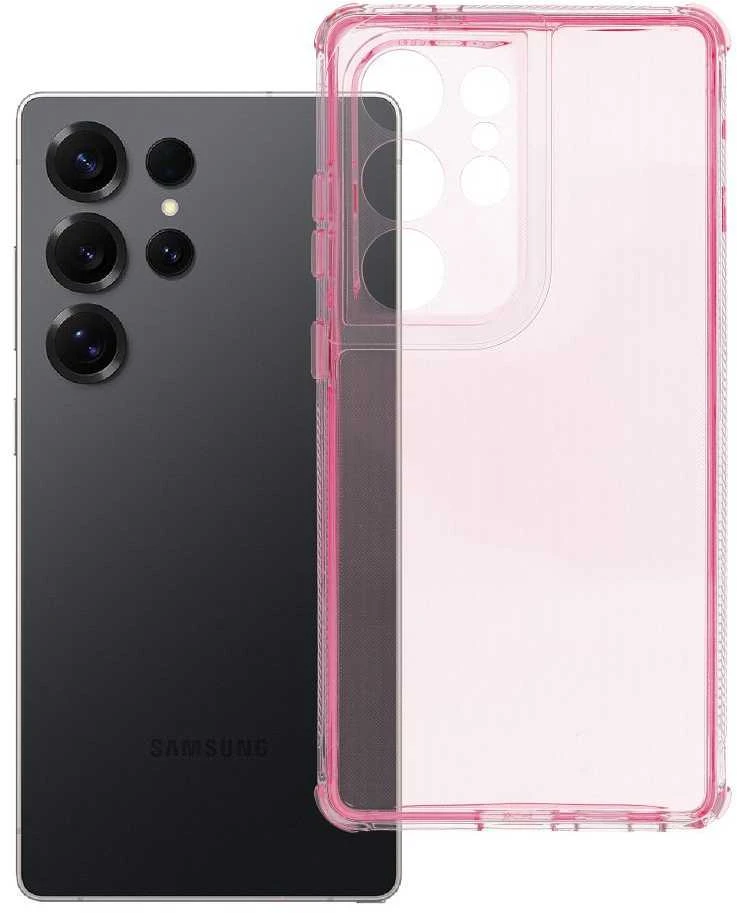 Oem MATRIX CLEAR Dėklas skirtas Samsung Galaxy S25 Ultra powder rožinės spalvos