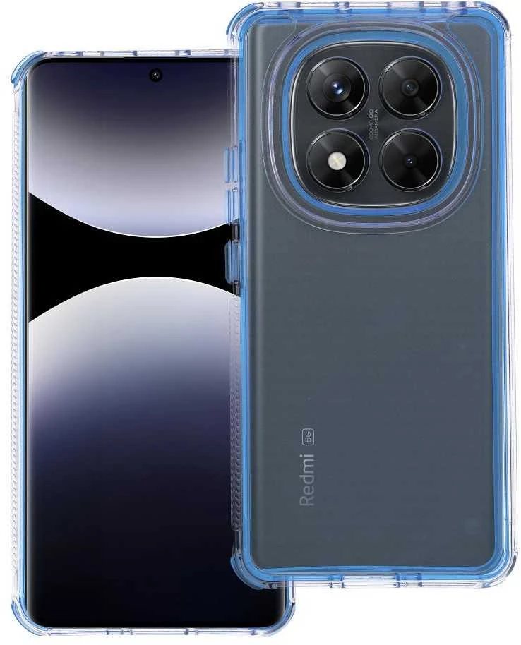 Oem MATRIX CLEAR dėklas skirtas Xiaomi Redmi Note 14 PRO 4G mėlynos spalvos