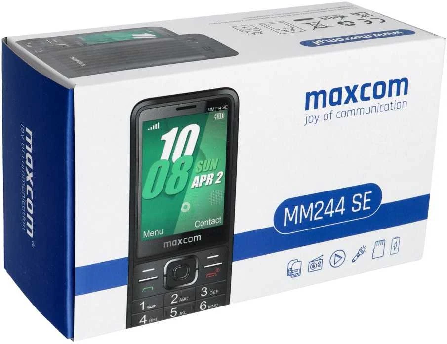 Maxcom MM244 SE DualSim juodos spalvos