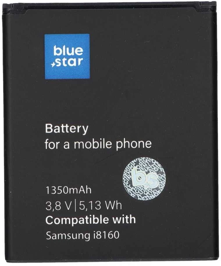 BlueStar Blue Star Mėlynas STAR baterija, skirta SAMSUNG I8160 Galaxy Ace 2 / S7562 Duos / S7560 Galaxy Trend / S7580 Trend Plus 1350 mAh