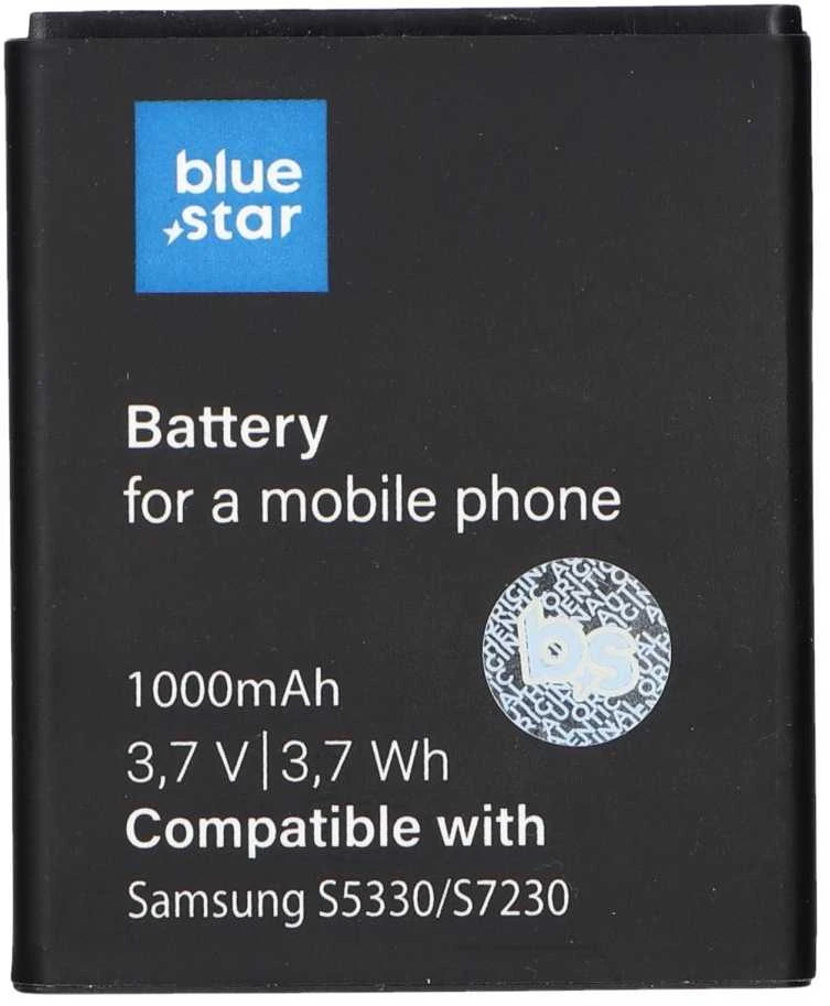 BlueStar Blue Star Mėlynas STAR baterija, skirta SAMSUNG S5330 Wave 533 / Wave 723 / S7230 / Galaxy Mini S5570 1000 mAh