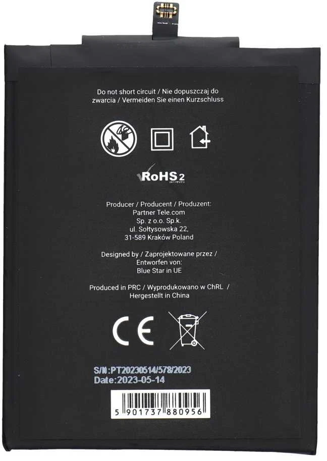 BlueStar Blue Star Mėlynas STAR baterija, skirta XIAOMI REDMI 3 / 3S / 3X / 4X (BM47) 4000 mAh