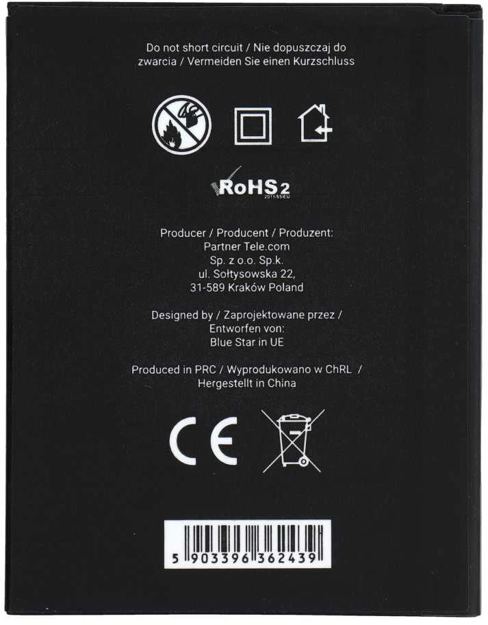 BlueStar Blue Star Mėlynas STAR PREMIUM baterija, skirta SAMSUNG Xcover 5 G390 2800mAh