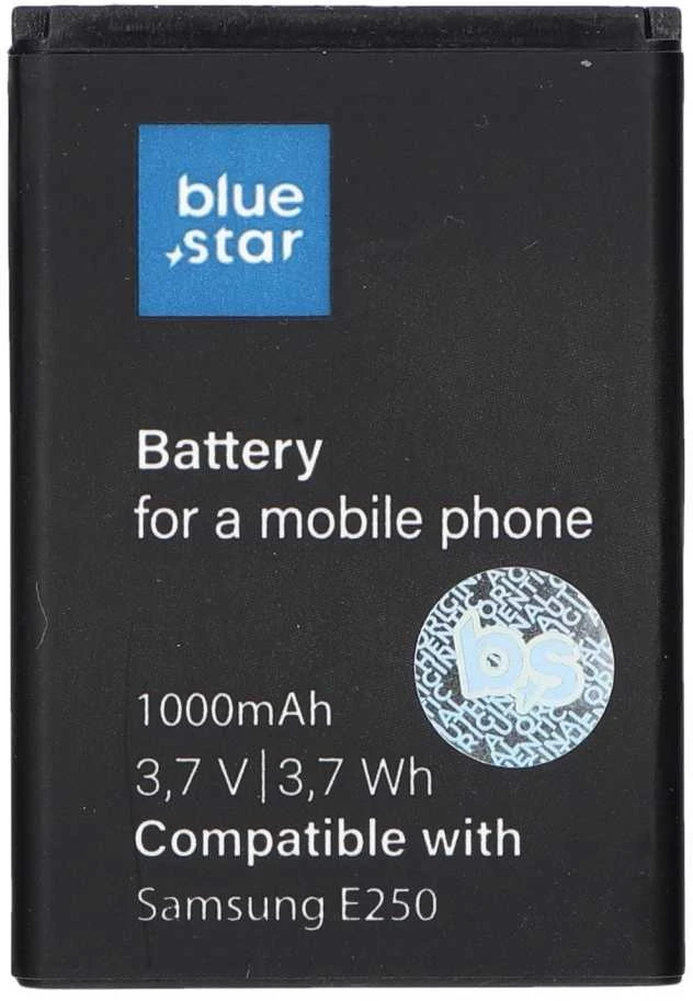 BlueStar Blue Star Mėlynas STAR PREMIUM baterija, skirta SAMSUNG E250 / X200 / X680 / C300 / E900 1000 mAh