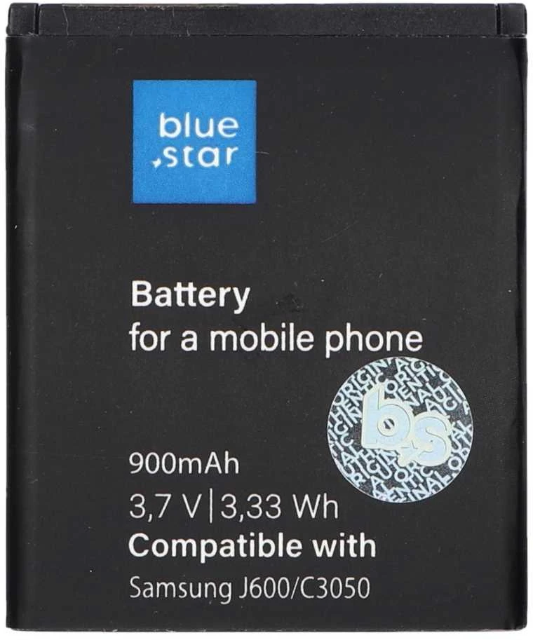 BlueStar Blue Star Mėlynas STAR PREMIUM baterija, skirta SAMSUNG J600 / C3050 / M600 / J750 / S8300 / S7350 900 mAh